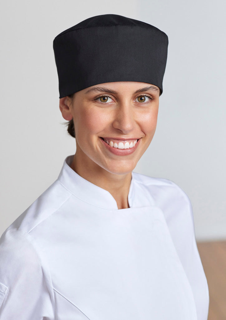Biz Collection Mesh Flat Top Chef Hat CH333